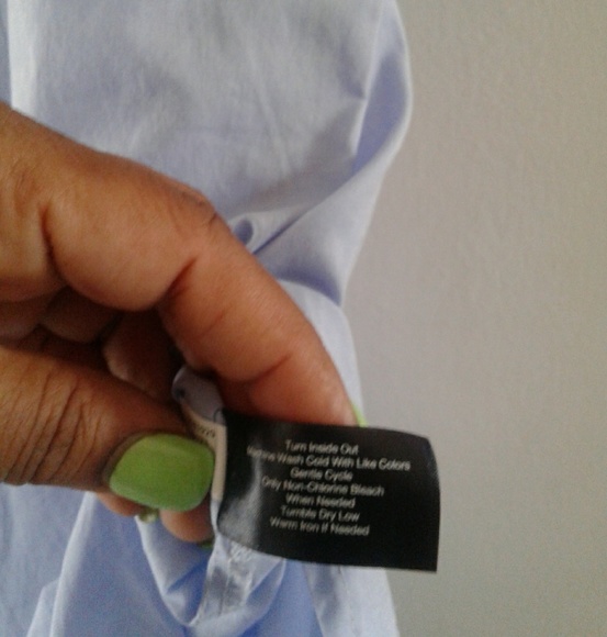 Lane Bryant Blue Embroidered TUNIC  sz.28 NWOT - Picture 8 of 8